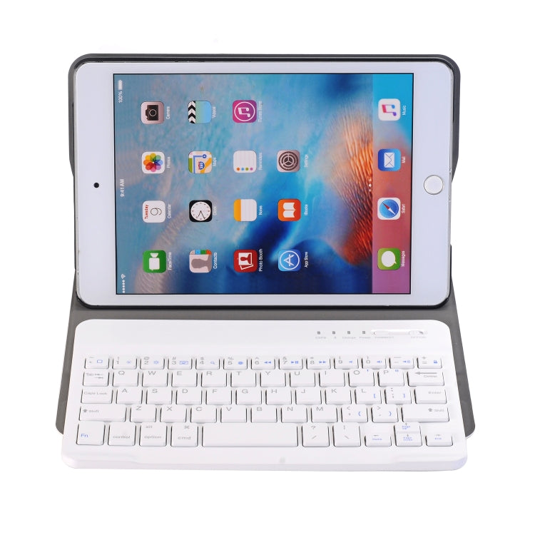 A05 Bluetooth 3.0 Ultra-thin ABS Detachable Bluetooth Keyboard Leather Tablet Case for iPad mini 5, with Holder(Gold) - For iPad mini by PMC Jewellery | Online Shopping South Africa | PMC Jewellery | Buy Now Pay Later Mobicred