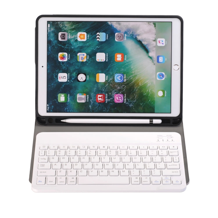 A09B Bluetooth 3.0 Ultra-thin ABS Detachable Bluetooth Keyboard Leather Tablet Case for iPad Air / Pro 10.5 inch (2019), with Pen Slot & Holder (Rose Gold) - For iPad Pro by PMC Jewellery | Online Shopping South Africa | PMC Jewellery | Buy Now Pay Later Mobicred