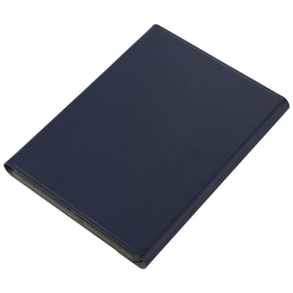 A11 Bluetooth 3.0 Ultra-thin ABS Detachable Bluetooth Keyboard Leather Tablet Case for iPad Pro 11 inch （2018）, with Holder (Dark Blue) - For iPad Pro by PMC Jewellery | Online Shopping South Africa | PMC Jewellery | Buy Now Pay Later Mobicred