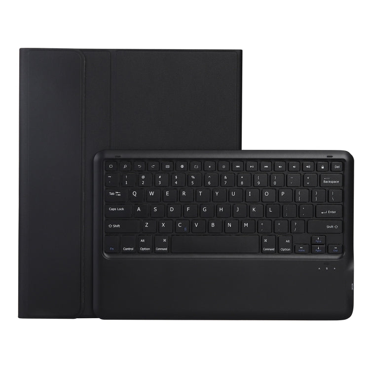 A12B Bluetooth 3.0 Ultra-thin Detachable Bluetooth Keyboard Leather Tablet Case for iPad Pro 12.9 inch （2018）, with Pen Slot & Holder(Black) - For iPad Pro by PMC Jewellery | Online Shopping South Africa | PMC Jewellery | Buy Now Pay Later Mobicred