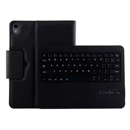 IP011 Detachable Bluetooth 3.0 ABS Keyboard + Litchi Texture Leather Tablet Case for iPad Pro 11 inch (2018), with Sleep Function (Black) - For iPad Pro by PMC Jewellery | Online Shopping South Africa | PMC Jewellery