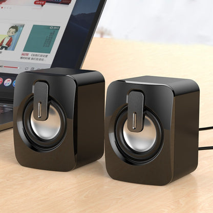 A1 USB Mini High Volume Wired Speaker, Bluetooth Version(Black) -  by PMC Jewellery | Online Shopping South Africa | PMC Jewellery | Buy Now Pay Later Mobicred