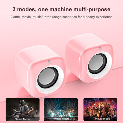 A1 USB Wire-controlled 9D Subwoofer Sound Mini Wired Speaker, Premium Version(White) -  by PMC Jewellery | Online Shopping South Africa | PMC Jewellery | Buy Now Pay Later Mobicred