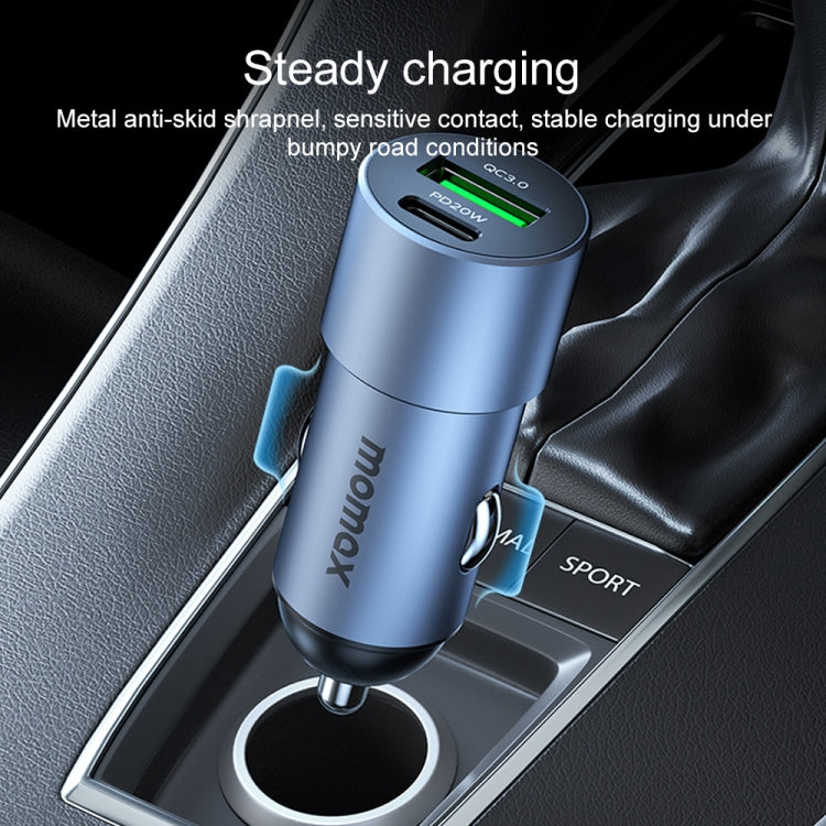 MOMAX UC15 38W PD + QC3.0 Dual Ports Car Charger - Car Charger by MOMAX | Online Shopping South Africa | PMC Jewellery | Buy Now Pay Later Mobicred