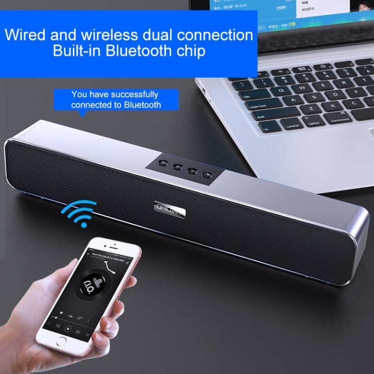 YINDIAO A36 Bluetooth 5.0 Smart Subwoofer Computer Wireless Bluetooth Speaker, Bluetooth Upgrade Version(Black) -  by YINDIAO | Online Shopping South Africa | PMC Jewellery | Buy Now Pay Later Mobicred