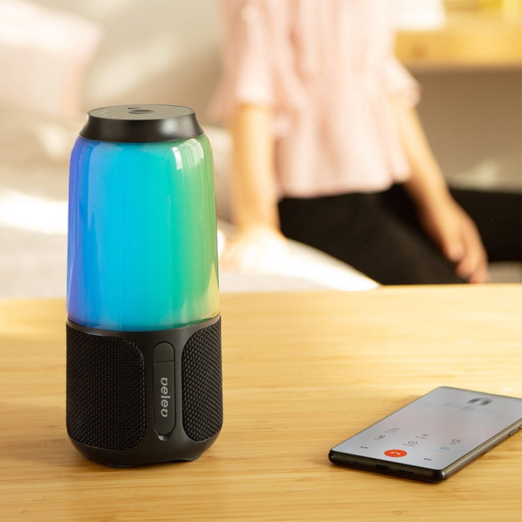 Original Xiaomi Youpin V03 Wireless Bluetooth Speaker with Colorful Light, Support Hands-free / AUX(Black) - Desktop Speaker by Xiaomi | Online Shopping South Africa | PMC Jewellery | Buy Now Pay Later Mobicred