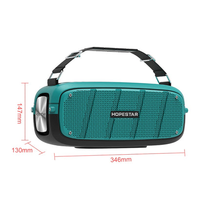 HOPESTAR A20 Pro TWS Portable Outdoor Waterproof Subwoofer Bluetooth Speaker with Microphone, Support Power Bank & Hands-free Call & U Disk & TF Card & 3.5mm AUX (Blue) - Desktop Speaker by HOPESTAR | Online Shopping South Africa | PMC Jewellery | Buy Now Pay Later Mobicred