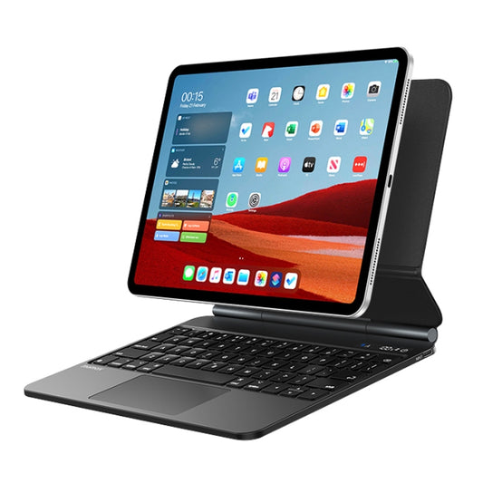 MOMAX KB3M MAG LINK Wireless Suspended Magnetic Keyboard Leather Case For iPad Pro 11 2022 / 2021 / 2020 / 2018 / Air 2022 / 2020 10.9 (Black) - For iPad Pro by MOMAX | Online Shopping South Africa | PMC Jewellery