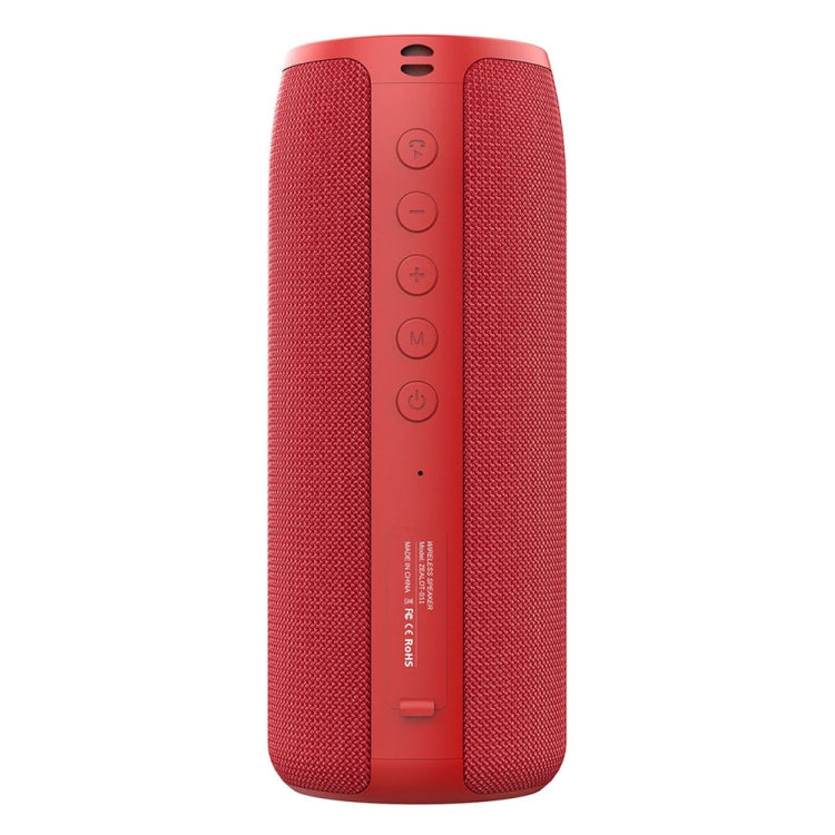 ZEALOT S51 Portable Stereo Bluetooth Speaker with Built-in Mic, Support Hands-Free Call & TF Card & AUX(Red) - Desktop Speaker by ZEALOT | Online Shopping South Africa | PMC Jewellery | Buy Now Pay Later Mobicred