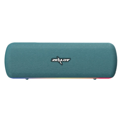 ZEALOT S55 Portable Stereo Bluetooth Speaker with Built-in Mic, Support Hands-Free Call & TF Card & AUX (Lake Blue) - Desktop Speaker by ZEALOT | Online Shopping South Africa | PMC Jewellery | Buy Now Pay Later Mobicred