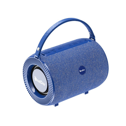 Oneder V3 Outdoor Hand-held Wireless Bluetooth Speaker, Support Hands-free & FM & TF Card & AUX & USB Drive (Blue) - Desktop Speaker by OneDer | Online Shopping South Africa | PMC Jewellery | Buy Now Pay Later Mobicred