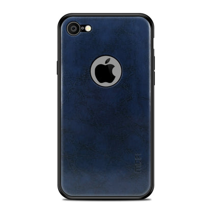 MOFI Shockproof PC+TPU+PU Leather Protective Back Case for iPhone 8(Blue) - More iPhone Cases by MOFI | Online Shopping South Africa | PMC Jewellery