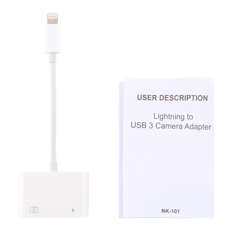 NK101 8 Pin to USB Camera Reader Adapter, Compatible with IOS 9.1 and Above Systems - Converter & Adapter by PMC Jewellery | Online Shopping South Africa | PMC Jewellery | Buy Now Pay Later Mobicred