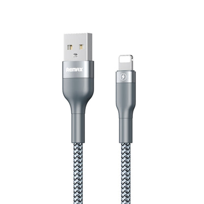 REMAX RC-064i Sury 2 Series 1m 2.4A USB to 8 Pin Data Cable for iPhone, iPad(Silver) - Normal Style Cable by REMAX | Online Shopping South Africa | PMC Jewellery | Buy Now Pay Later Mobicred