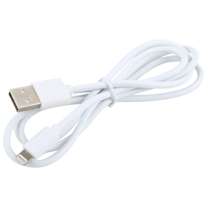 LZ-728 2 in 1 18W QC 3.0 USB Interface Travel Charger + USB to 8 Pin Data Cable Set, EU Plug, Cable Length: 1m(White) - USB Charger by PMC Jewellery | Online Shopping South Africa | PMC Jewellery | Buy Now Pay Later Mobicred