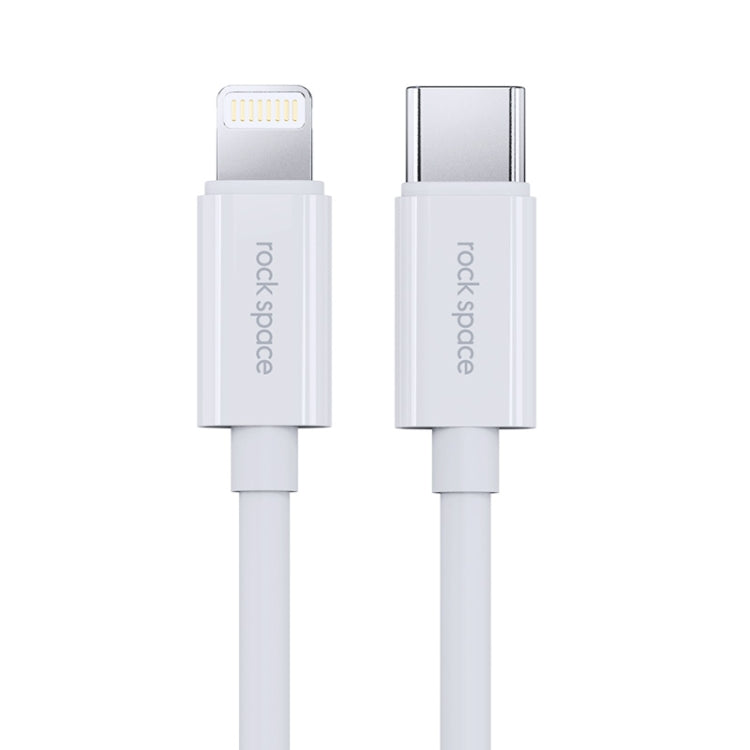 ROCK Space Z19 PD  20W 3A USB-C / Type-C to 8 Pin Fast Charging TPE Data Cable, Cable Length: 1m - Normal Style Cable by ROCK | Online Shopping South Africa | PMC Jewellery | Buy Now Pay Later Mobicred