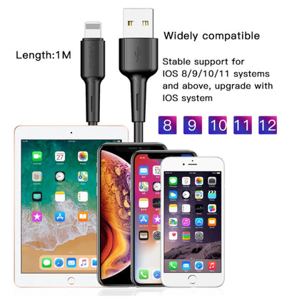 Yesido CA42 2.4A USB to 8 Pin Charging Cable, Length: 1m (Black) - Normal Style Cable by Yesido | Online Shopping South Africa | PMC Jewellery | Buy Now Pay Later Mobicred