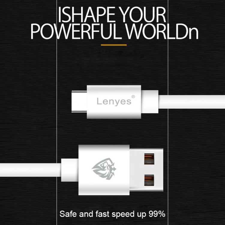 Lenyes LC701 2m 2.0A Output USB to 8 Pin PVC Data Sync Fast Charging Cable - Normal Style Cable by PMC Jewellery | Online Shopping South Africa | PMC Jewellery | Buy Now Pay Later Mobicred