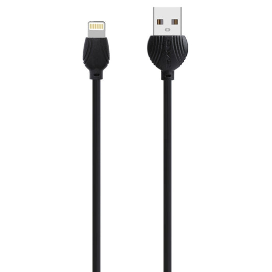 awei CL-63 2.5A 8 Pin Charging + Transmission Aluminum Alloy Data Cable, Length: 1m(Black) - Normal Style Cable by awei | Online Shopping South Africa | PMC Jewellery | Buy Now Pay Later Mobicred