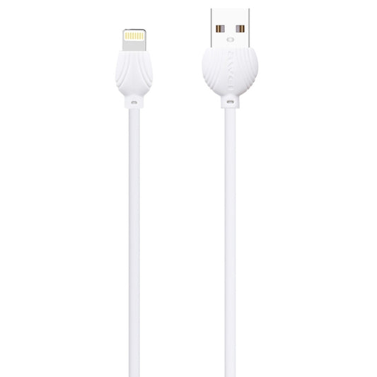 awei CL-63 2.5A 8 Pin Charging + Transmission Aluminum Alloy Data Cable, Length: 1m(White) - Normal Style Cable by awei | Online Shopping South Africa | PMC Jewellery | Buy Now Pay Later Mobicred