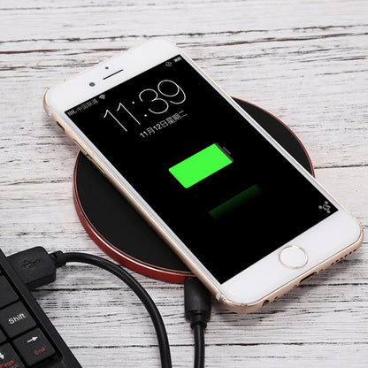 Q21 Fast Charging Wireless Charger Station with Indicator Light(Red) - Wireless Charger by PMC Jewellery | Online Shopping South Africa | PMC Jewellery | Buy Now Pay Later Mobicred