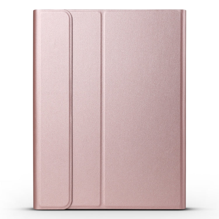 A11 Bluetooth 3.0 Ultra-thin ABS Detachable Bluetooth Keyboard Leather Tablet Case with Holder for iPad Pro 11 inch 2021 (Rose Gold) - For iPad Pro by PMC Jewellery | Online Shopping South Africa | PMC Jewellery | Buy Now Pay Later Mobicred