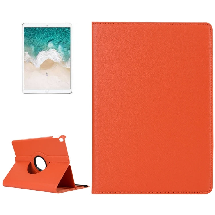 Litchi Texture 360 Degree Spin Multi-function Horizontal Flip Leather Protective Case with Holder for iPad Pro 10.5 inch / iPad Air (2019) (Orange) - iPad Pro 10.5 inch Cases by PMC Jewellery | Online Shopping South Africa | PMC Jewellery | Buy Now Pay Later Mobicred