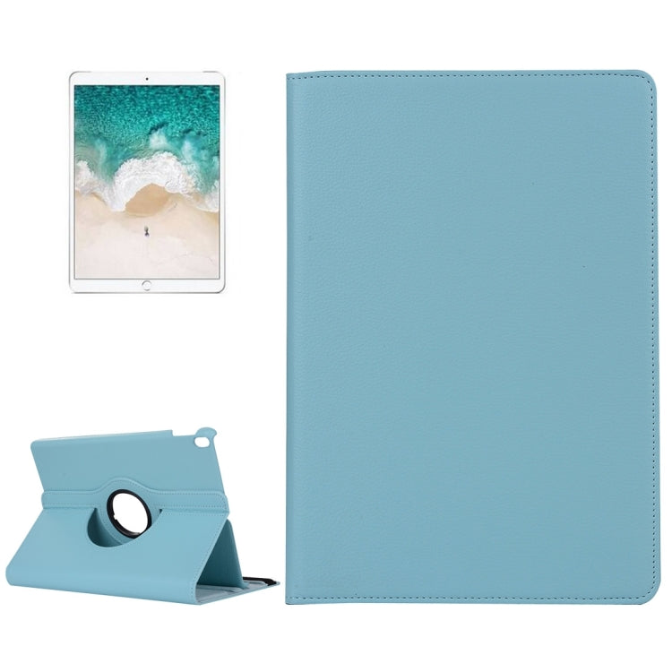 Litchi Texture 360 Degree Spin Multi-function Horizontal Flip Leather Protective Case with Holder for iPad Pro 10.5 inch / iPad Air (2019) (Baby Blue) - iPad Pro 10.5 inch Cases by PMC Jewellery | Online Shopping South Africa | PMC Jewellery | Buy Now Pay Later Mobicred