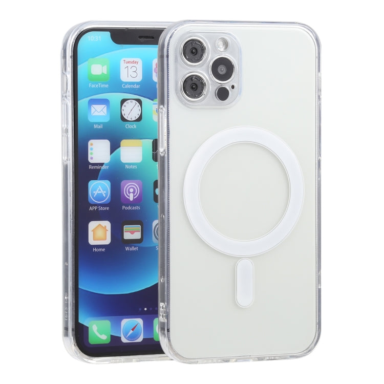 For iPhone 12 Pro Max Accurate Hole TPU Magnetic Magsafe Protective Case - iPhone 12 Pro Max Cases by PMC Jewellery | Online Shopping South Africa | PMC Jewellery