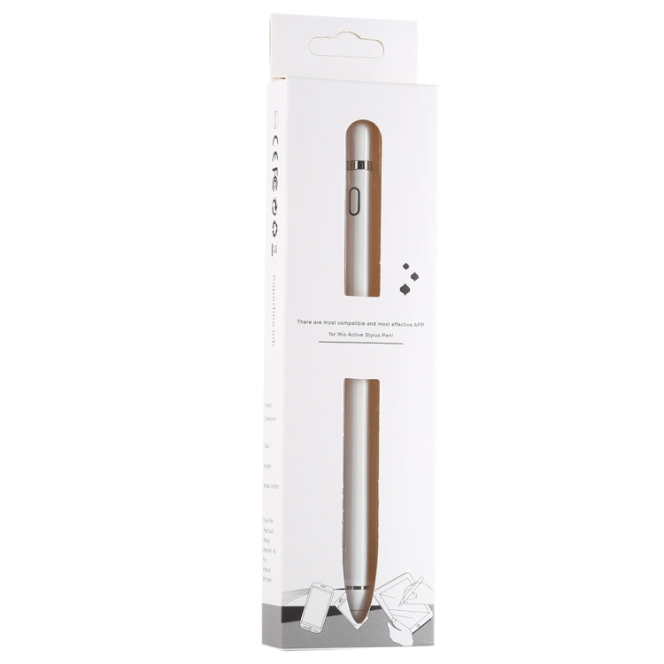 Active Capacitive Stylus for iPod touch / iPad mini & Air & Pro / iPhone(White) - Stylus Pen by PMC Jewellery | Online Shopping South Africa | PMC Jewellery | Buy Now Pay Later Mobicred