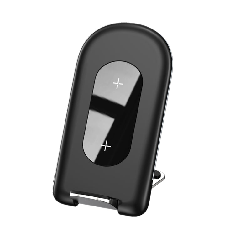 ROCK W30 15W Mobile Phone Wireless Charger Foldable Desktop Holder (Black) - Wireless Charger by ROCK | Online Shopping South Africa | PMC Jewellery | Buy Now Pay Later Mobicred