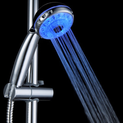 SDS-A21 15 LEDs ABS Temperature Sensor RGB LED Shower Head, Size: 22 x 8 x 4.5cm, Interface:  20mm - Shower Head by PMC Jewellery | Online Shopping South Africa | PMC Jewellery | Buy Now Pay Later Mobicred