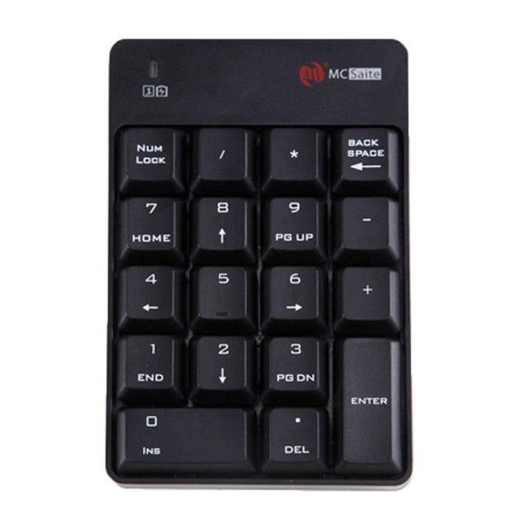 MC Saite SK-51AG 2 in 1 2.4G USB Numeric Wireless Keyboard  & Mini Calculator for Laptop Desktop PC(Black) - Wireless Keyboard by MC Saite | Online Shopping South Africa | PMC Jewellery | Buy Now Pay Later Mobicred