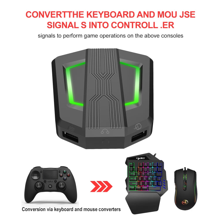 HXSJ P6 Keyboard Mouse Converter - Other by HXSJ | Online Shopping South Africa | PMC Jewellery