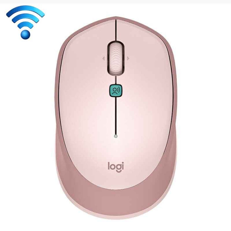 Logitech Voice M380 4 Buttons Smart Voice Input Wireless Mouse (Pink) - Wireless Mice by Logitech | Online Shopping South Africa | PMC Jewellery | Buy Now Pay Later Mobicred