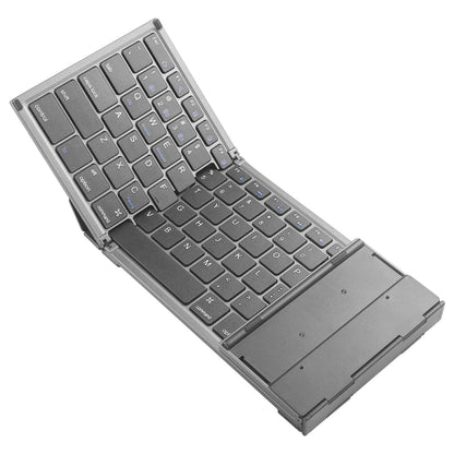 B066 Universal Mini Foldable Bluetooth Wireless Keyboard with Touchpad - Mini Keyboard by PMC Jewellery | Online Shopping South Africa | PMC Jewellery | Buy Now Pay Later Mobicred