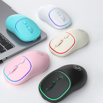 iMICE W-618 Rechargeable 4 Buttons 1600 DPI 2.4GHz Silent Wireless Mouse for Computer PC Laptop (Pink) - Wireless Mice by iMICE | Online Shopping South Africa | PMC Jewellery | Buy Now Pay Later Mobicred