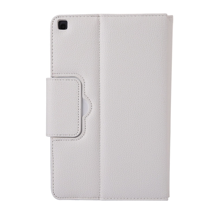 SA510 Detachable Bluetooth Keyboard + Litchi Texture PU Leather Tablet Case with Holder for Galaxy Tab A 10.1 (2019) T510/T515 (White) - Samsung Keyboard by PMC Jewellery | Online Shopping South Africa | PMC Jewellery