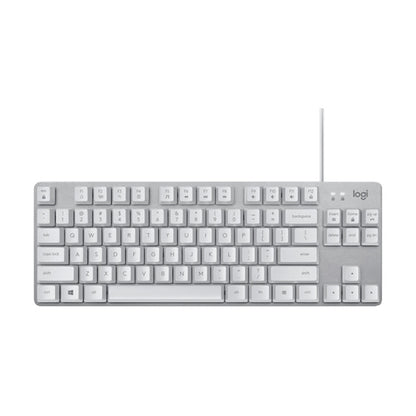 Logitech K835 Mini Mechanical Wired Keyboard, Red Shaft (White) - Wired Keyboard by Logitech | Online Shopping South Africa | PMC Jewellery | Buy Now Pay Later Mobicred