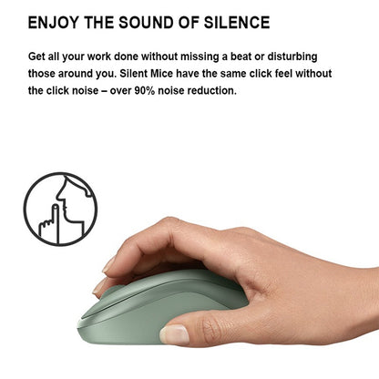 Logitech M221 Fashion Silent Wireless Mouse(Green) - Wireless Mice by Logitech | Online Shopping South Africa | PMC Jewellery | Buy Now Pay Later Mobicred