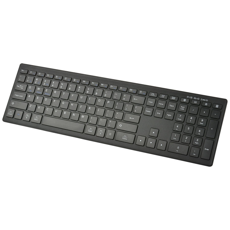 169 2.4Ghz + Bluetooth  Dual Mode Wireless Keyboard, Compatible with iSO & Android & Windows (Black) - Wireless Keyboard by PMC Jewellery | Online Shopping South Africa | PMC Jewellery | Buy Now Pay Later Mobicred