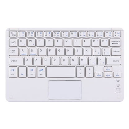 Bluetooth Wireless Keyboard with Touch Panel, Compatible with All Android & Windows 9 inch Tablets with Bluetooth Functions(White) - Universal Keyboard by PMC Jewellery | Online Shopping South Africa | PMC Jewellery