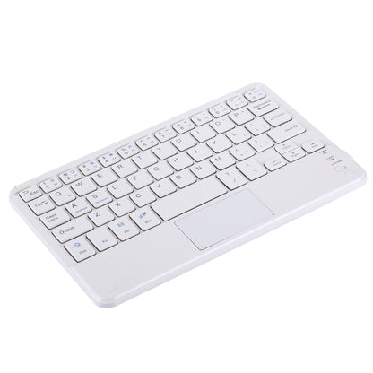 Bluetooth Wireless Keyboard with Touch Panel, Compatible with All Android & Windows 10 inch Tablets with Bluetooth Functions (White) - Universal Keyboard by PMC Jewellery | Online Shopping South Africa | PMC Jewellery