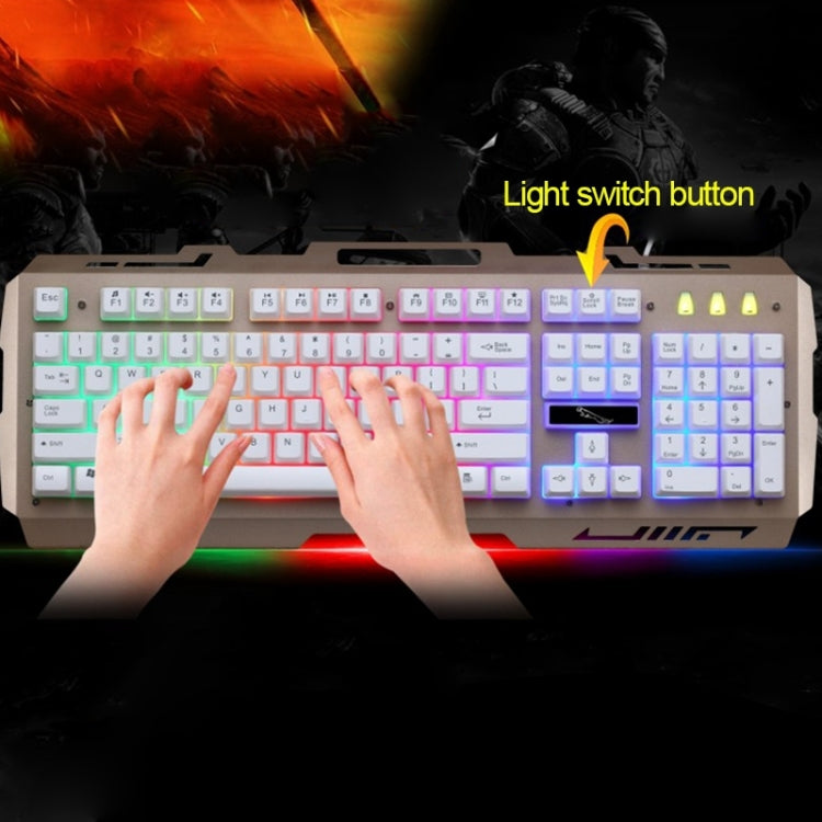 Chasing Leopard G700 USB RGB Backlight Wired Optical Gaming Mouse and Keyboard Set, Keyboard Cable Length: 1.35m, Mouse Cable Length: 1.3m(Black) - Wired Keyboard by Chasing Leopard | Online Shopping South Africa | PMC Jewellery | Buy Now Pay Later Mobicred