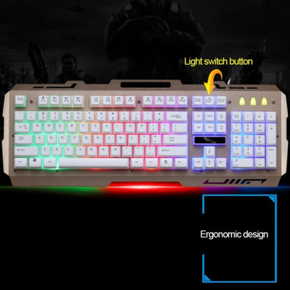 Chasing Leopard G700 USB RGB Backlight Wired Optical Gaming Mouse and Keyboard Set, Keyboard Cable Length: 1.35m, Mouse Cable Length: 1.3m(Black) - Wired Keyboard by Chasing Leopard | Online Shopping South Africa | PMC Jewellery | Buy Now Pay Later Mobicred