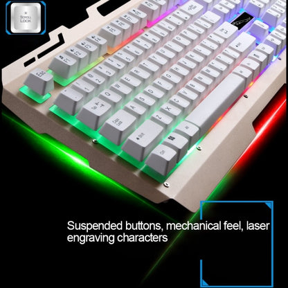 Chasing Leopard G700 USB RGB Backlight Wired Optical Gaming Mouse and Keyboard Set, Keyboard Cable Length: 1.35m, Mouse Cable Length: 1.3m(Black) - Wired Keyboard by Chasing Leopard | Online Shopping South Africa | PMC Jewellery | Buy Now Pay Later Mobicred