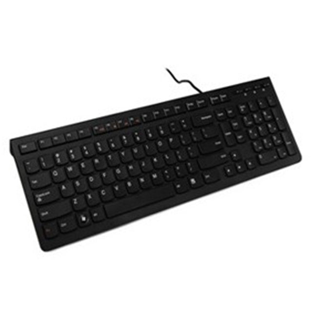 Lenovo K5819 Office Simple Ultra-thin Wired Keyboard (Black) - Wired Keyboard by Lenovo | Online Shopping South Africa | PMC Jewellery | Buy Now Pay Later Mobicred