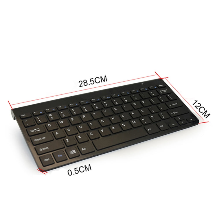 KM-909 2.4GHz Wireless Multimedia Keyboard + Wireless Optical Pen Mouse with USB Receiver Set for Computer PC Laptop, Random Pen Mouse Color Delivery(Black) - Wireless Keyboard by PMC Jewellery | Online Shopping South Africa | PMC Jewellery | Buy Now Pay Later Mobicred