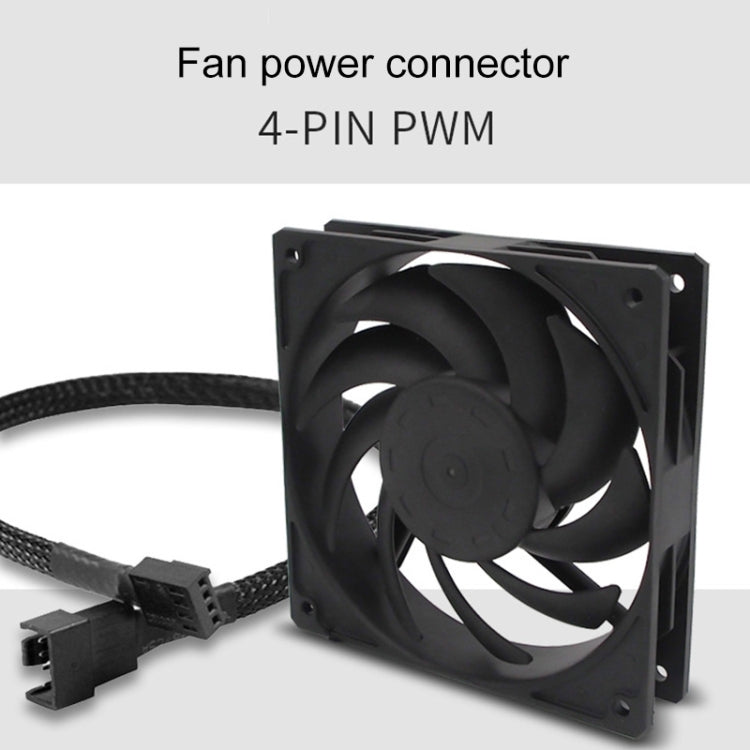 F140 Computer CPU Radiator Cooling Fan (Black) - Fan Cooling by PMC Jewellery | Online Shopping South Africa | PMC Jewellery | Buy Now Pay Later Mobicred