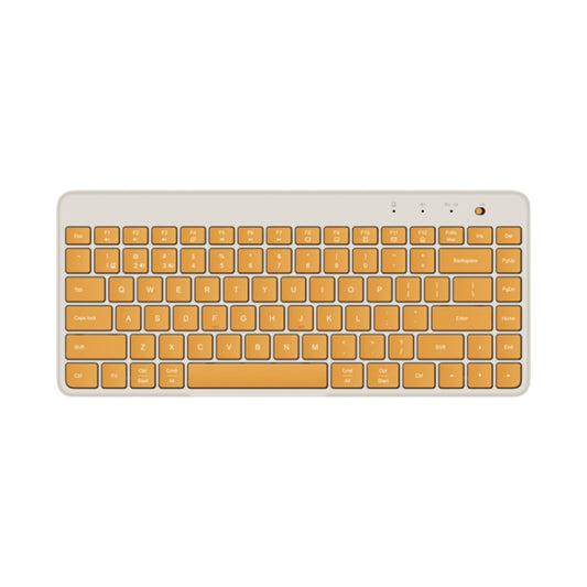 Original Xiaomi XMBXJP01YM 85 Keys Portable Dual-mode Keyboard (Beige White) - Wireless Keyboard by Xiaomi | Online Shopping South Africa | PMC Jewellery | Buy Now Pay Later Mobicred